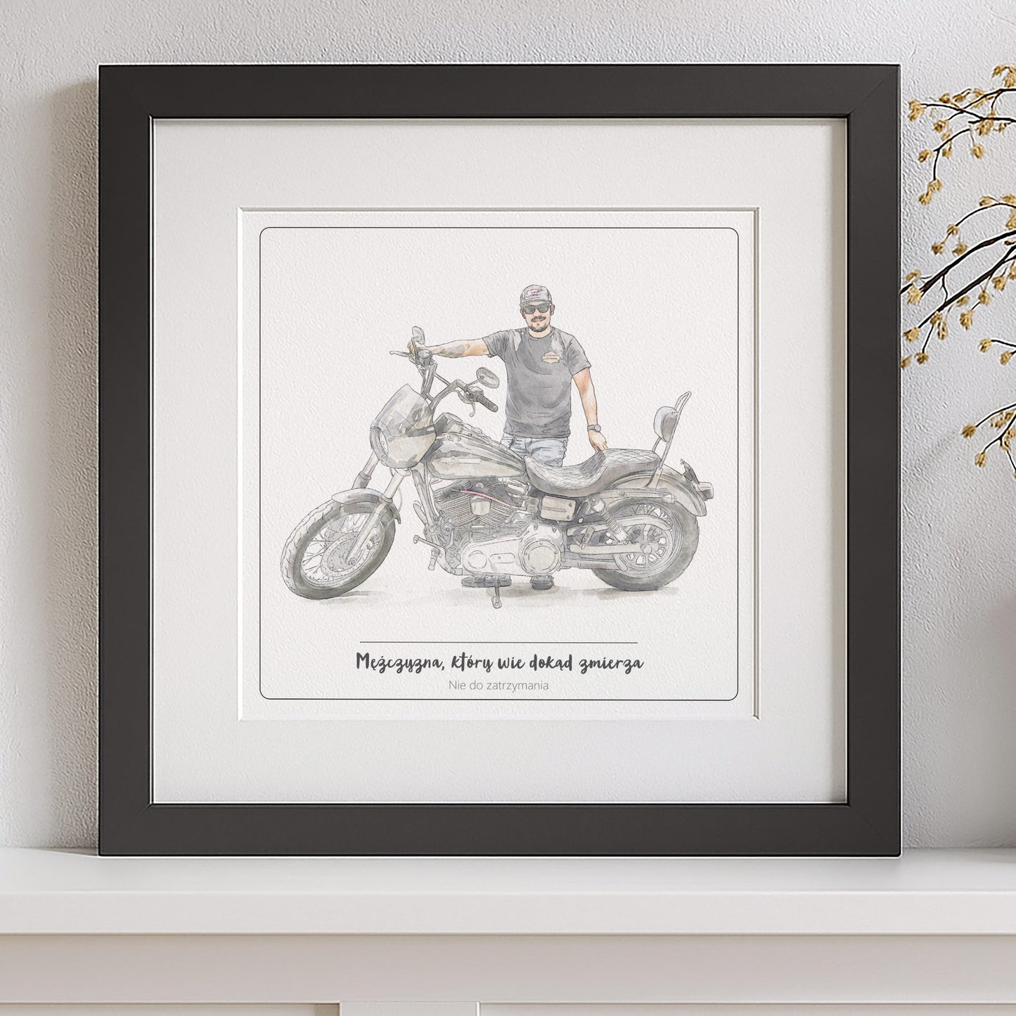 Pamiątka z motorem – Portret dla motomaniaka