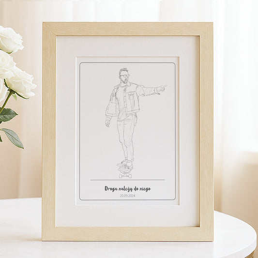 Pamiątka z wakacji – Portret na zamówienie