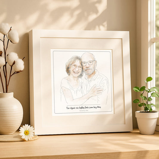 Personalizowany obraz podziękowania dla rodziców