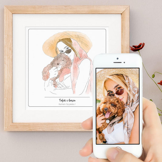 Produkt portret ze zwierzakiem